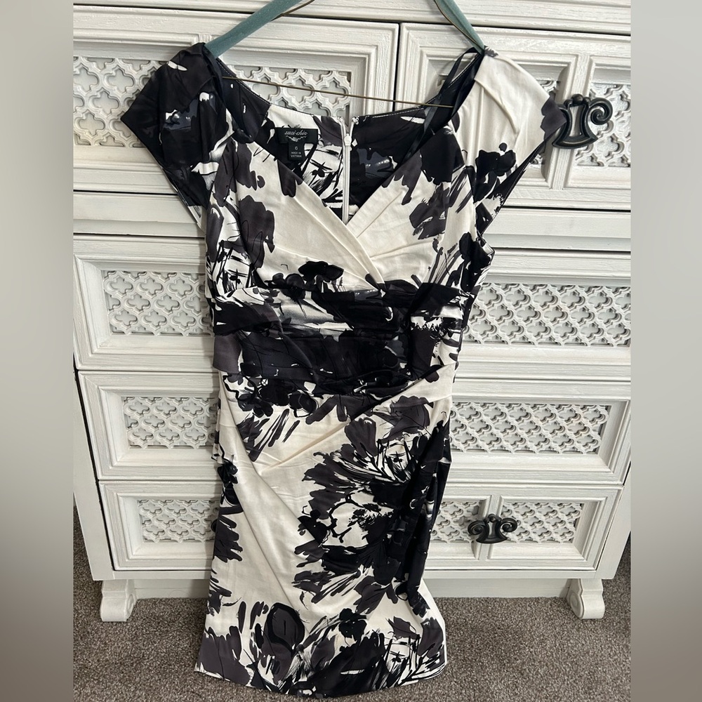 Black and white dress
